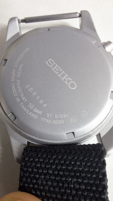 Relógio Seiko cronografo SND377 39mm