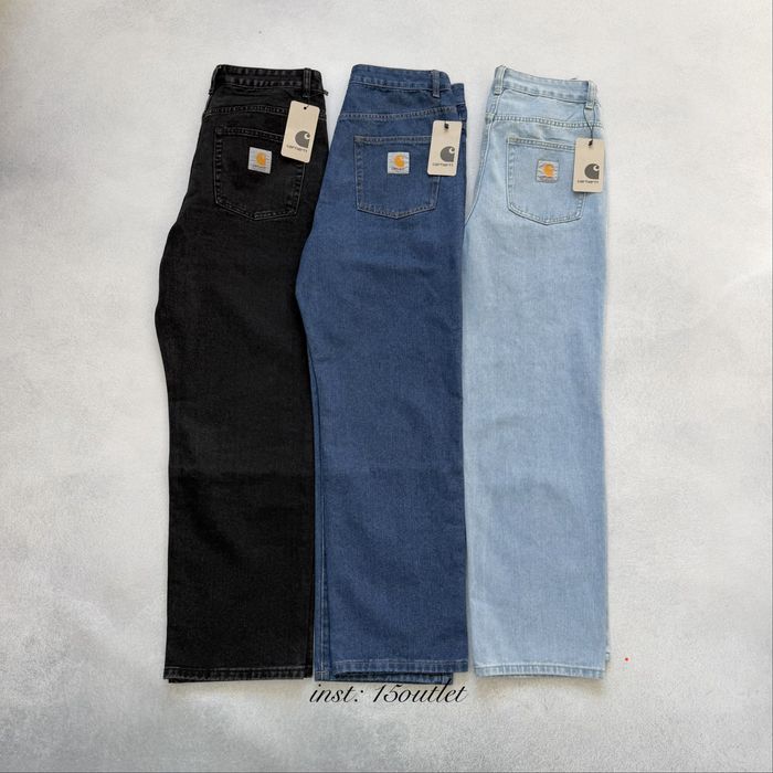 Джинси Carhartt Relaxed Fit Baggy Skate Чорні, Сині, Блакитні Джинсы Штаны Кархарт
