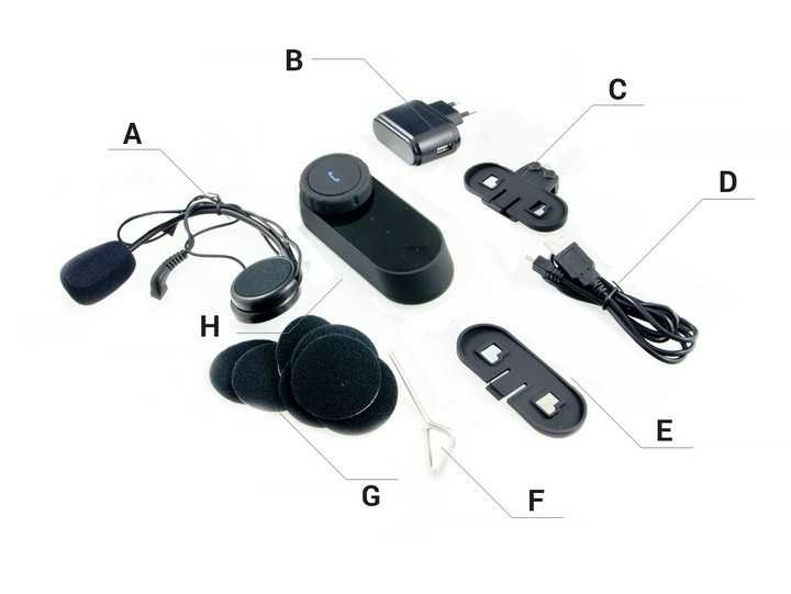 Interkom Bluetooth FreedConn T-Com VB V3 radio FM