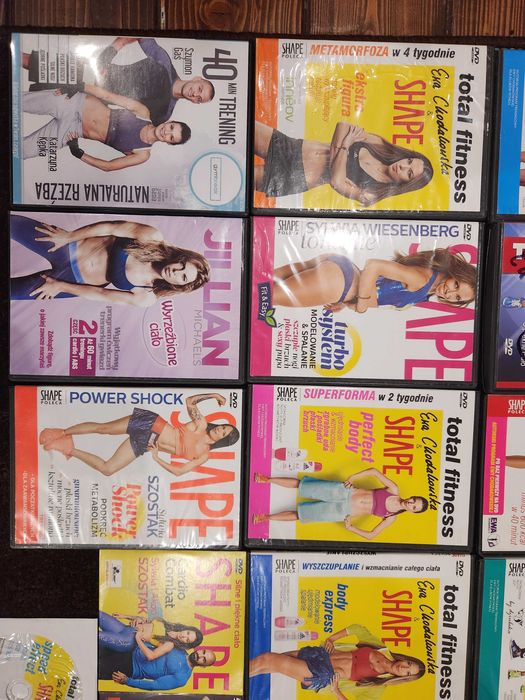 26 Płyt Dvd Shape Ewa Chodakowska Mega Zestaw Mata Skakanka Gumy