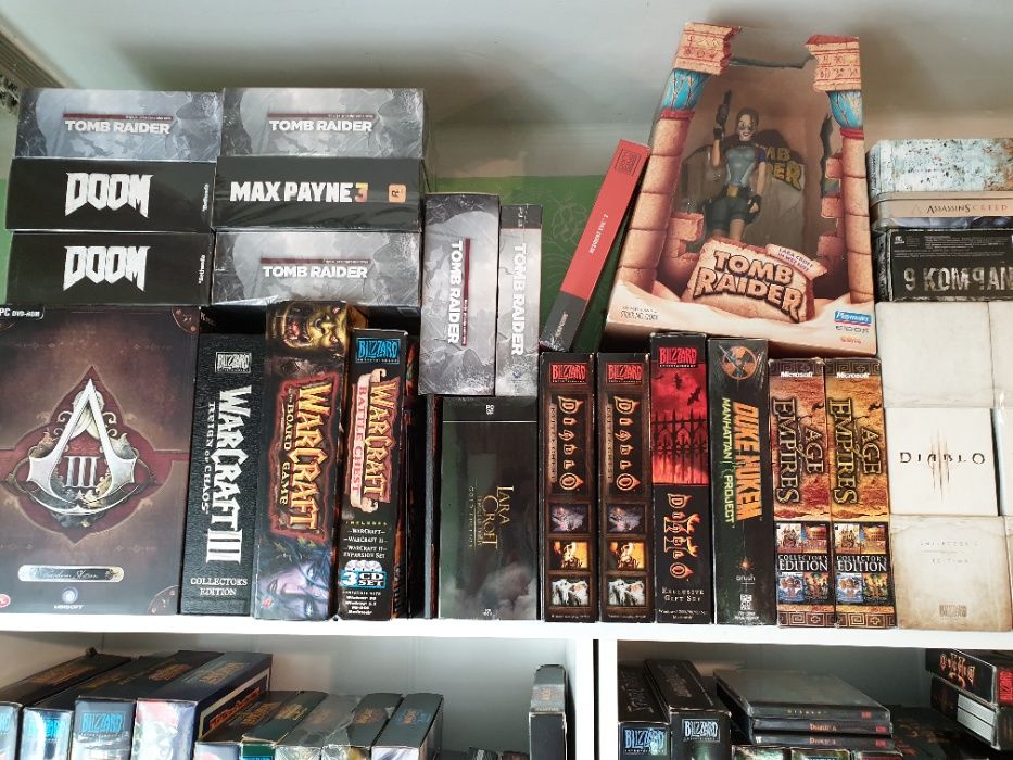 EDYCJA KOLEKCJONERSKA Tomb raider Diablo Warcraft GTA Assassins PC