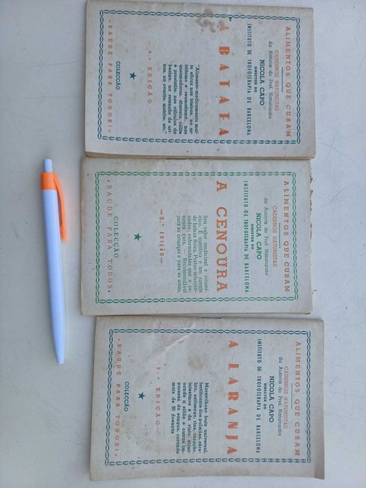 11 livros da Colecção de Alimentos que Curam, antigos