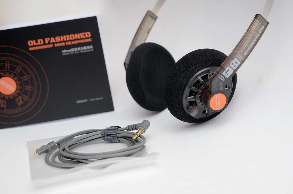 Moondrop old fashioned наушники накладные открытые со съемным кабелем