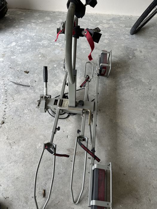 Bagażnik rowerowy Eufab na 2 rowery Uchylny