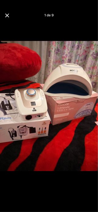 Vendo catalizador INOCOS led/uv 90w e broca profissional da MS profissional