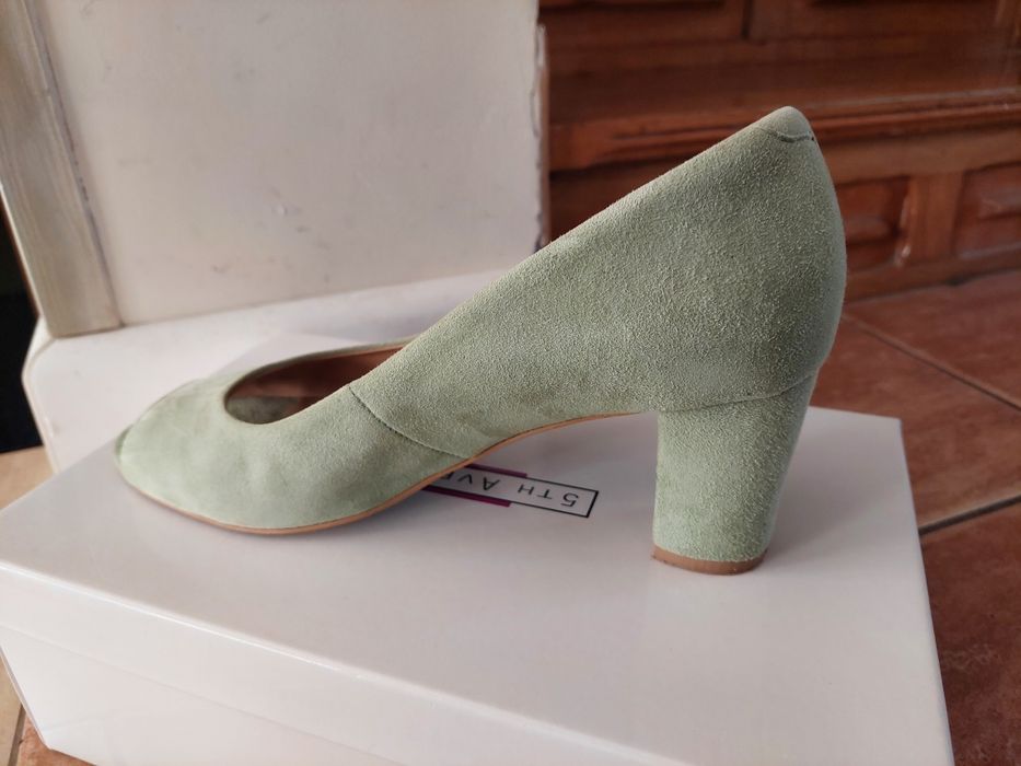 Buty ba obcasie palec odkryty Wojas 40
