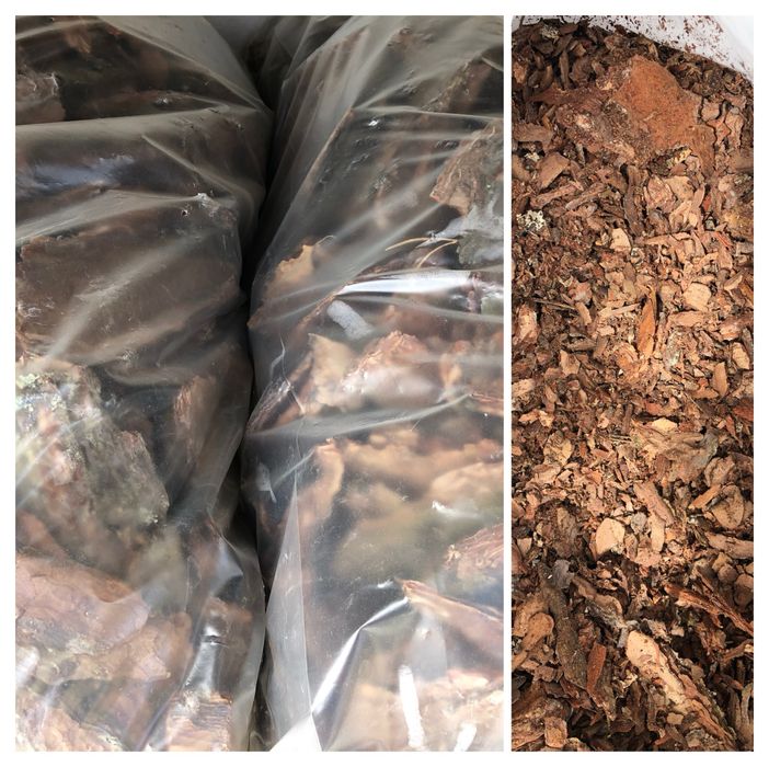 Кора соснова, мульча