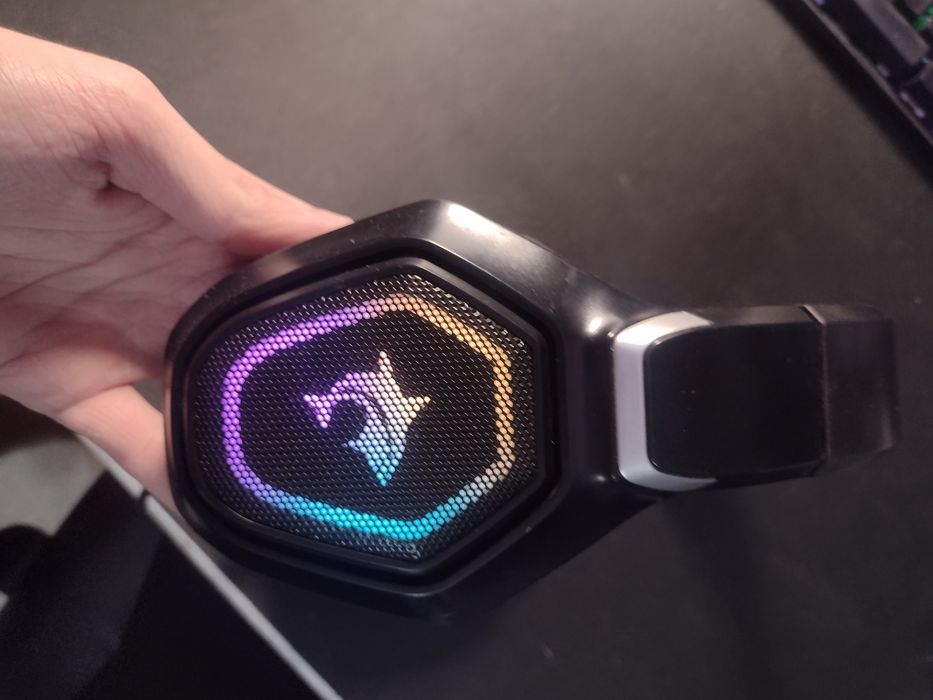 Słuchawki gamingowe z RGB