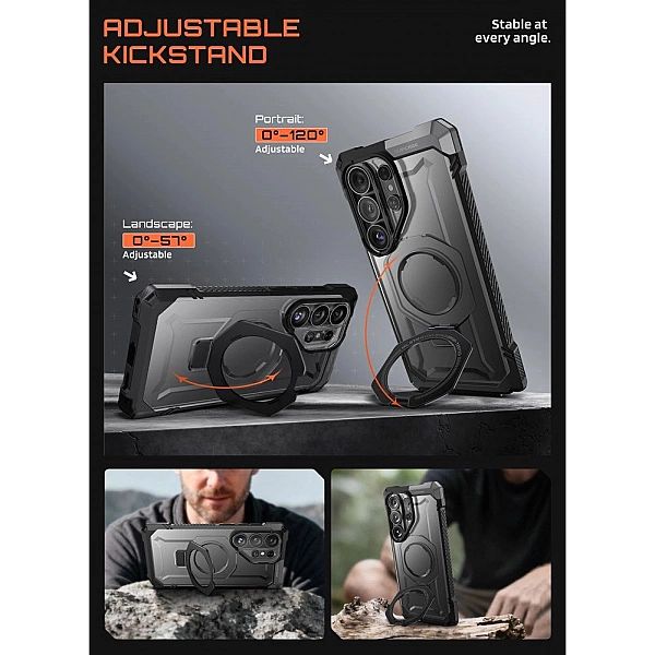 Supcase Ub Grip Mag Magsafe Galaxy S26 Ultra Black