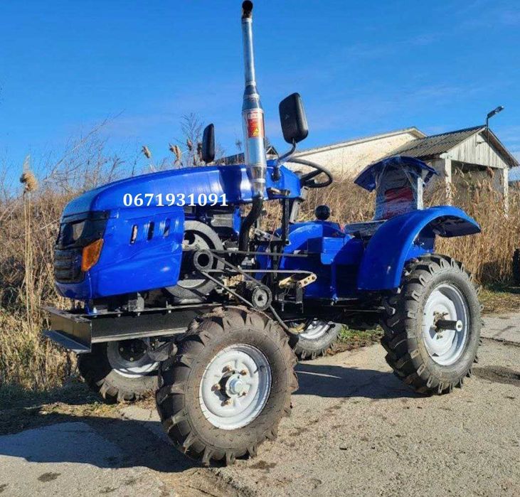 Трактор Кентавр 160 BN Широка гума Посилена рама + Плуг + Фреза Кредит