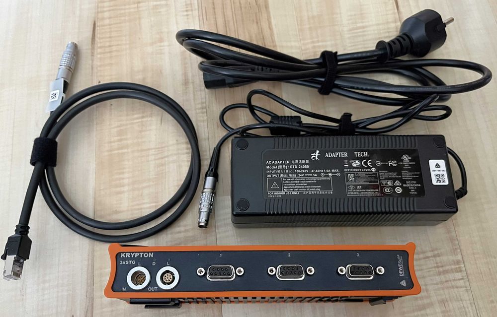 Moduł pomiarowy Dewesoft KRYPTON 3xSTG Rugged EtherCAT Data Acquisition (DAQ) System