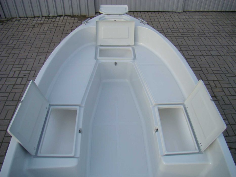 łódź łódka wędkarska motorowa Romana 430 dwupłaszczowa, CE