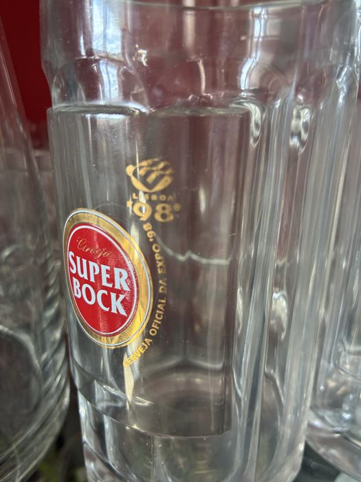 Canecas de cerveja Super Bock