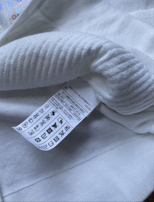 Benetton sweter cekiny roz. 150 cm