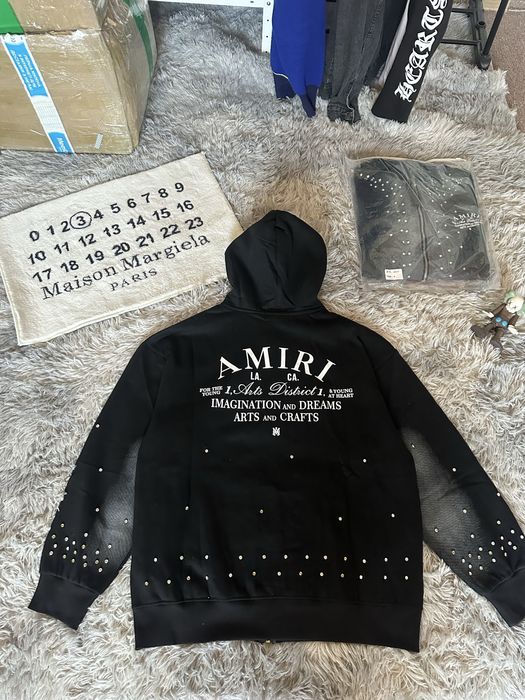 Зіп Худі Amiri Зіпка Амірі Zip hoodie drip dril black