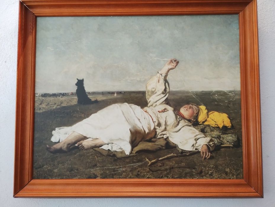 Reprodukcje obrazów w drewnianej ramie