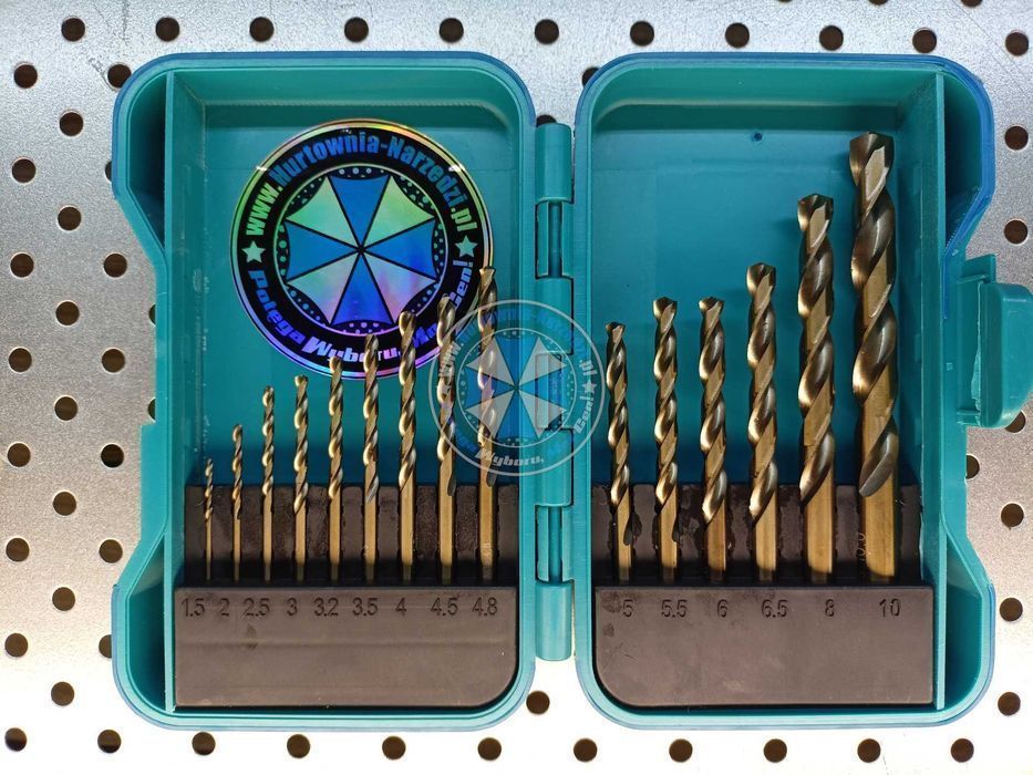 wiertła kobaltowe zestaw wierteł do metalu zestaw wierteł do metalu