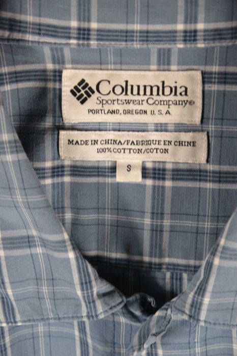 COLUMBIA Koszula Męska S Oryginalna Super Stan Bawełna Trekking
