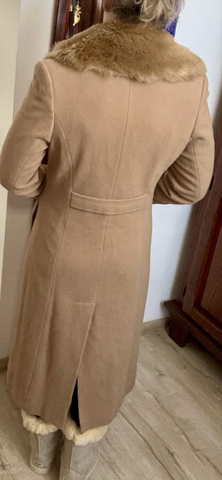 Płaszcz damski welna kaszmi rozmiar 40