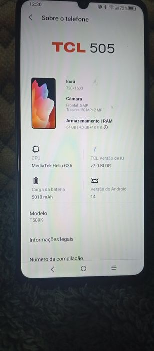 Tcl 505    smartwatch.  DN01