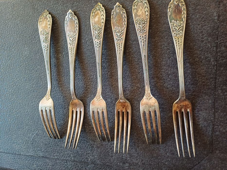 Komplet przedwojennych sztućców Gerlach J.Pelowski.