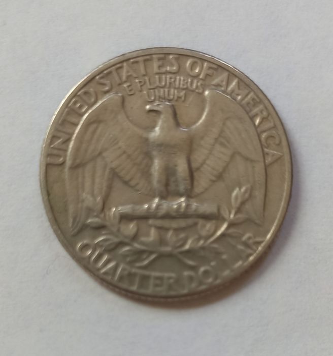 Коллекционная Монета Quarter Dollar 1967г.  Американский Четвертак