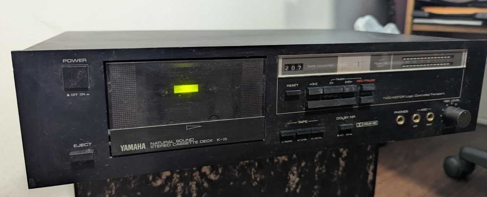 Yamaha K-15 – Deck de Cassetes Hi-Fi