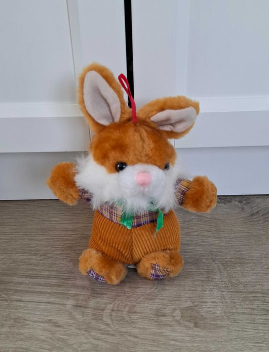 Maskotka pluszak ZAJĄC / KRÓLIK wielkanocny 19 cm