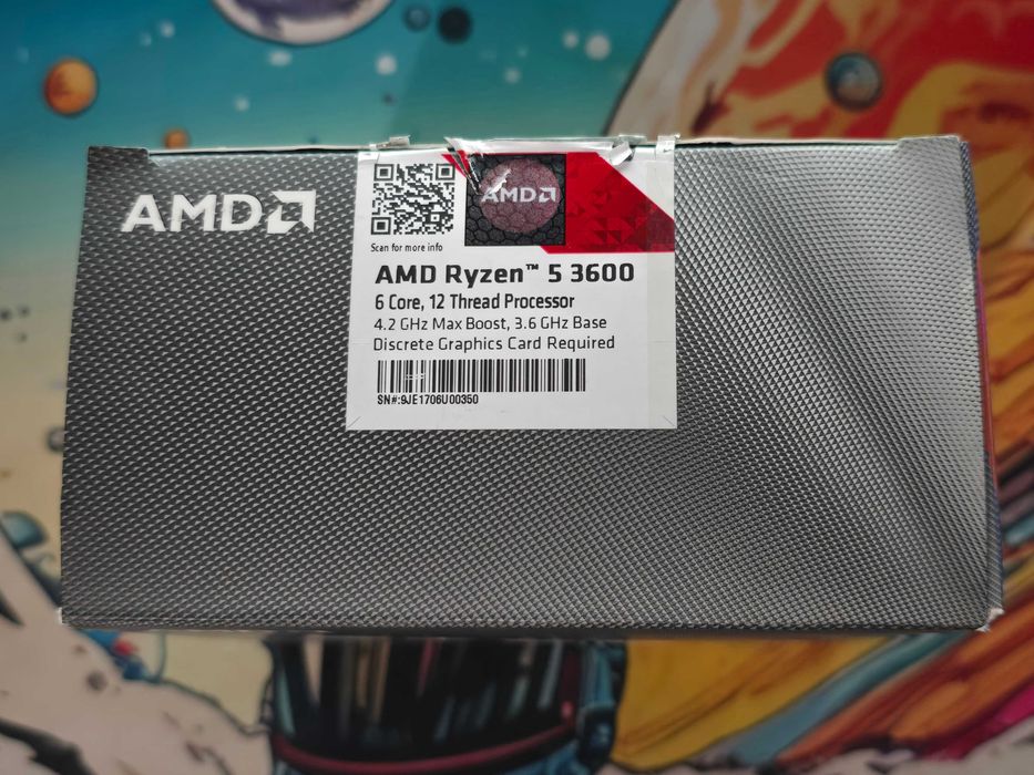 Caixa AMD Ryzen 5 3600 + Dissipador Novo para AM4/5