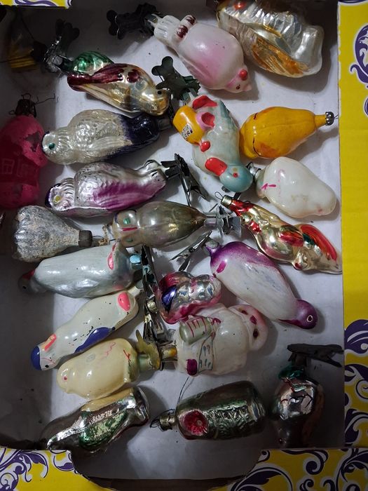 ёлочные игрушки СССР