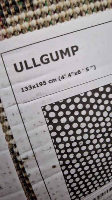 Tapete ikea ullgump impecável