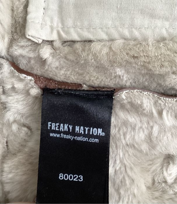 Freaky Nation okazja! kożuszek mięciutka skóra naturalna M
