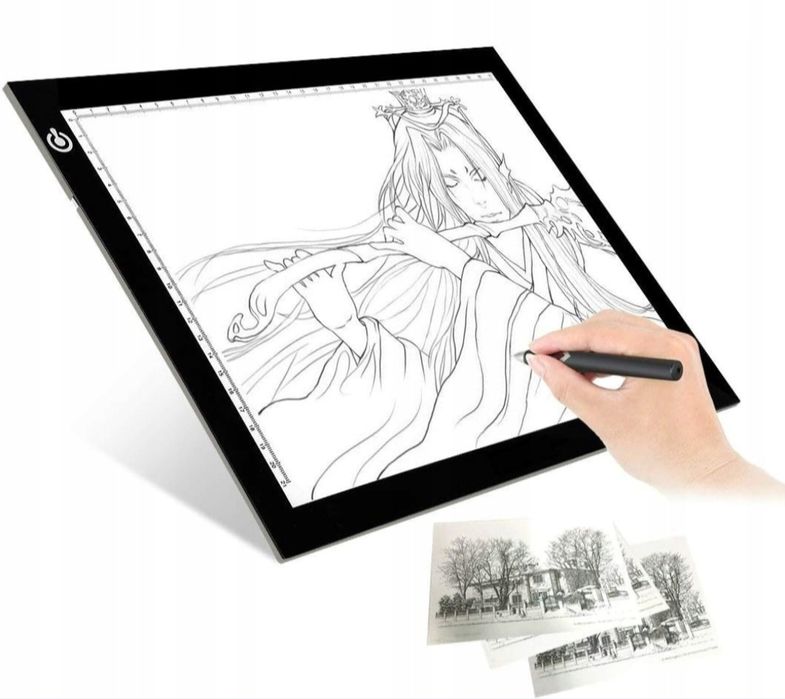 Podświetlana tablica kreślarska do rysowania  A4