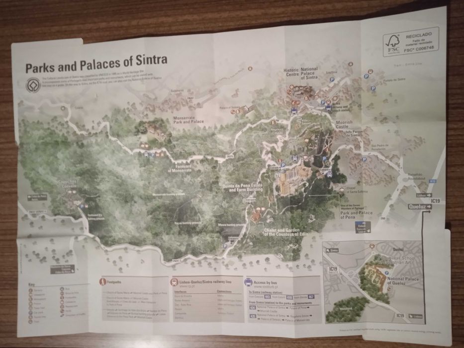 Mapa Temático de Sintra