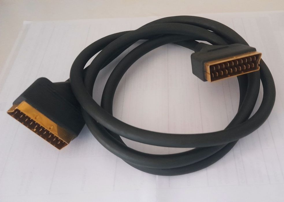 2 Cabos Scart com 1,5 m  - Bom estado