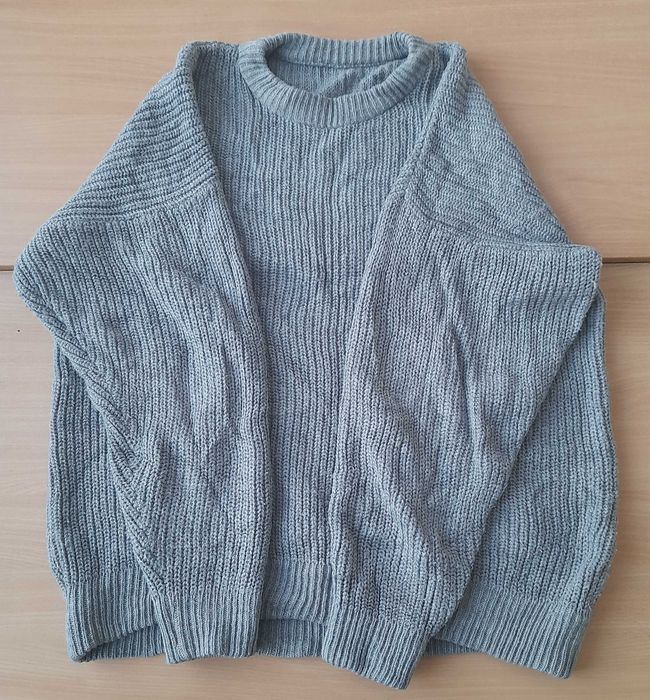 Светр вовняний Свитер овечья шерсть великий розмір дуже теплий xl xxl