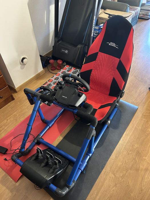 Simulador Completo Logitech G29 + Shifter + Pedais + Cockpit/Banco