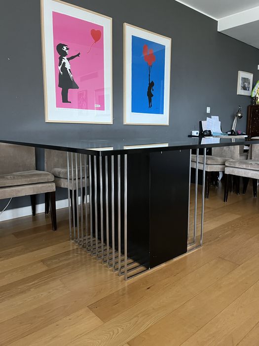 Mesa design quadrada 1,40cm x 1,40cm Conceicao Vasco Costa