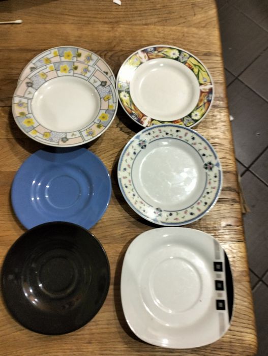 Małe talerzyki 7 sztuk