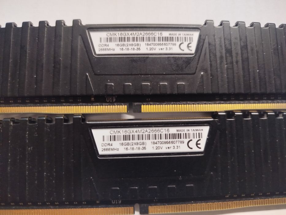 Оперативна память 32 Gb 2*16  ціна за дві