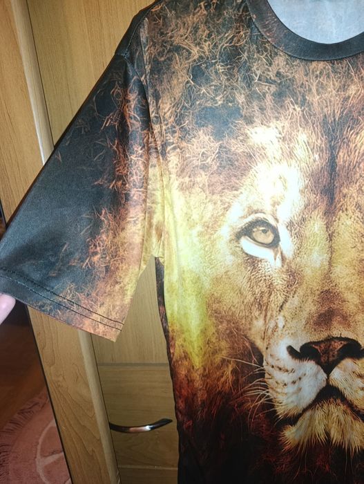 Męska koszulka / bluza z motywem LWA – efekt 3D, rozmiar L