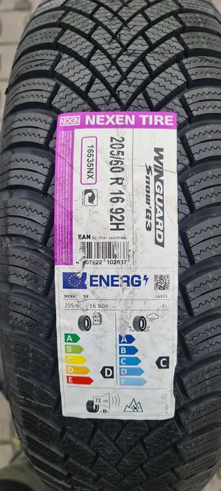 Opony zimowe Nexen WinGuard Snow G3 205/60/16 z 2024r. nowe