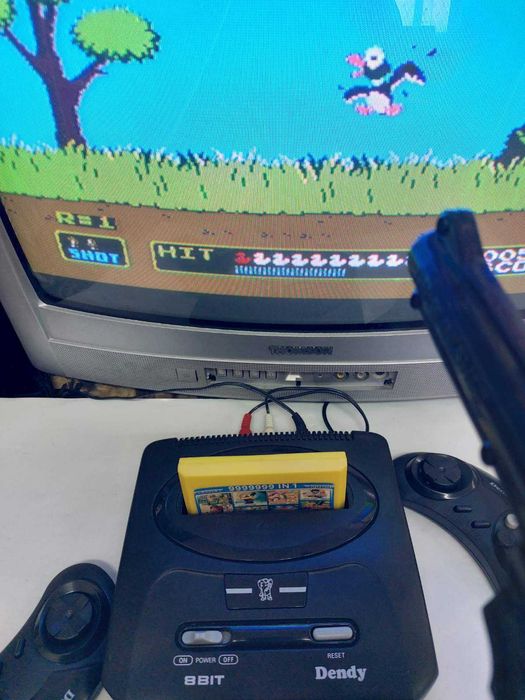 Денді повний комплект відмінний стан з іграми, ігрова приставка dendy.