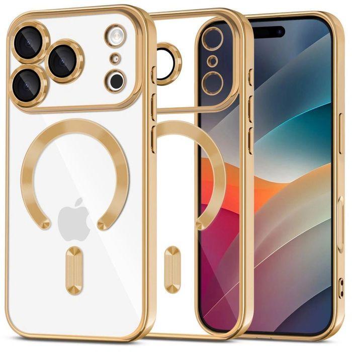Etui Tech-Protect do iPhone 17 Pro MagSafe MagFlex Shiny Gold