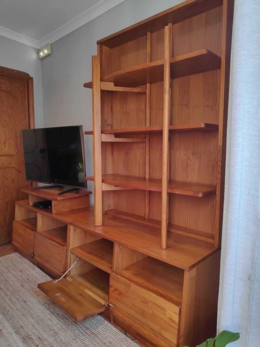 Conjunto mobila sala de estar.