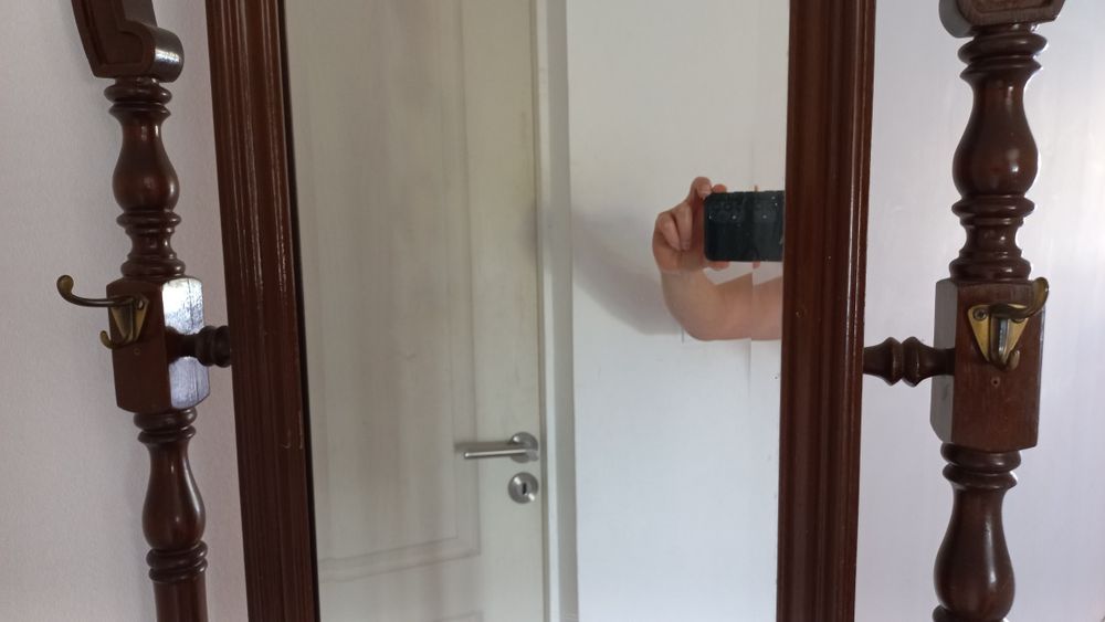 Bengaleiro com espelho Antigo