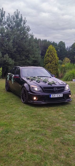 Samochód do ślubu, spełniaj marzenia Mercedes C63AMG
