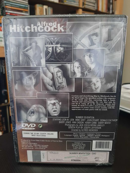 Alfred Hitchcock – Number Seventeen – NOVO – SELADO - Legendas PT