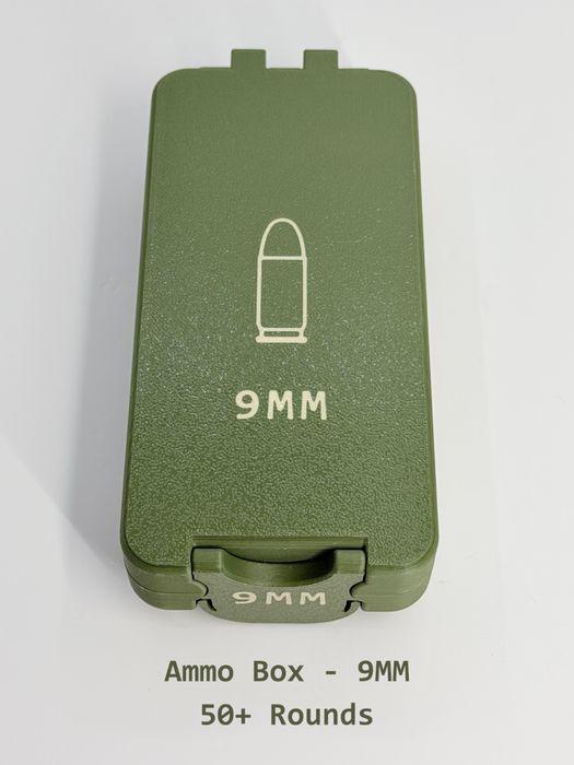 Caixa para Munição 9mm - 50 Balas