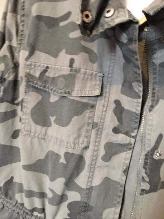 Zielona Wojskowa kurtka wiosenna parka płaszcz Frieda&Freddies M 38